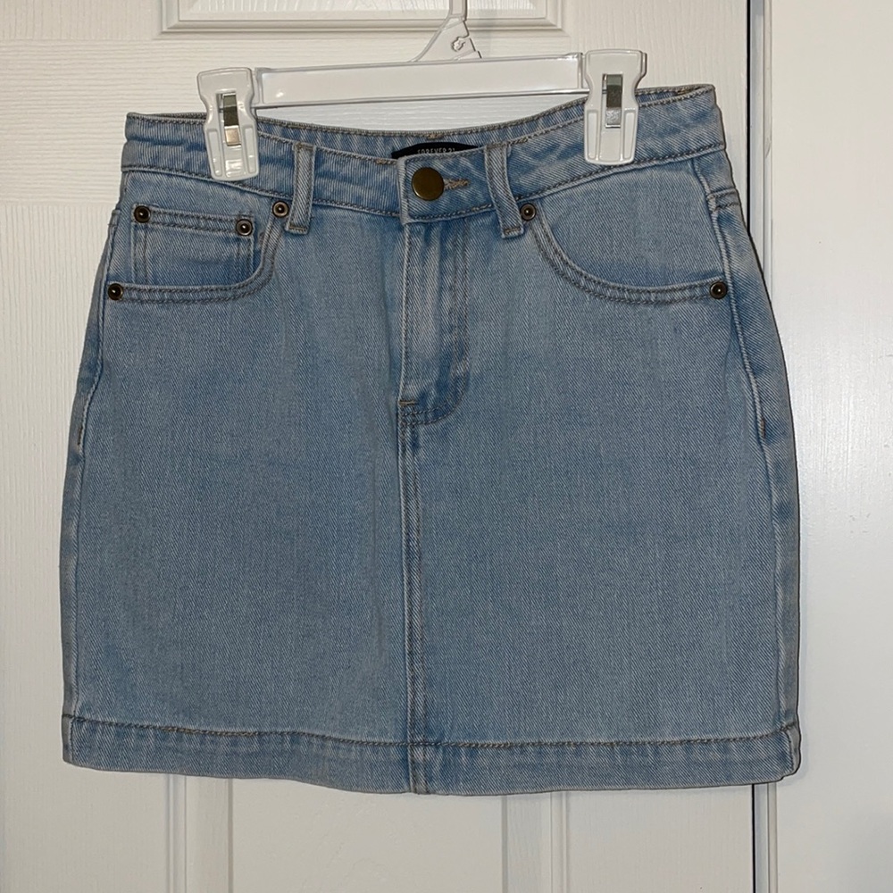 Denim Mini Skirt